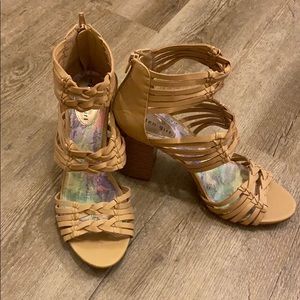 Like New - 9.5 Madden Girl Woven Heels